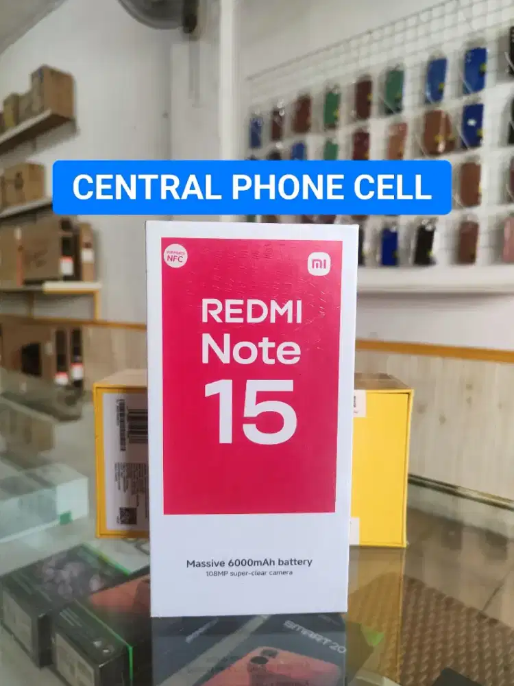 Redmi Note 15 8/128 promo+bonus cash&credit garansi resmi