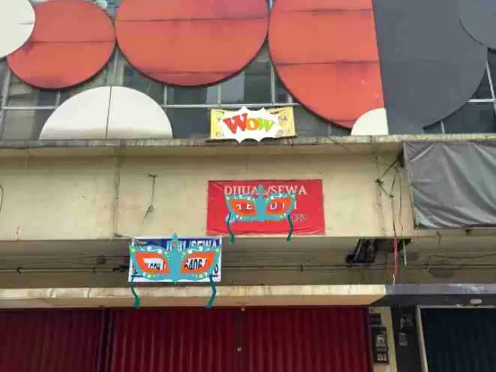 ruko Dotcom gading Serpong, hadap jalan raya