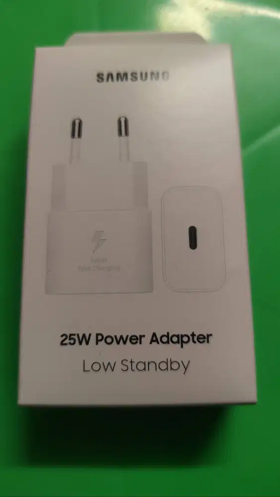 Samsung 25W Power Adapter Original EP-T2510 Putih Baru Segel