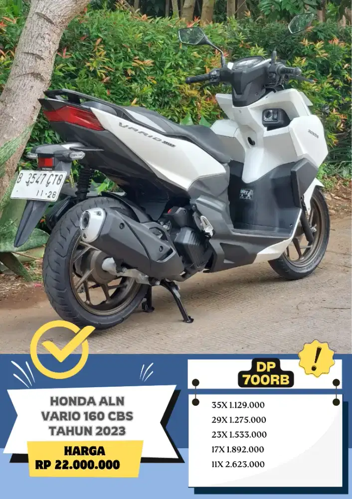 Honda Vario 160 CBS TAHUN 2023 DP 700rb