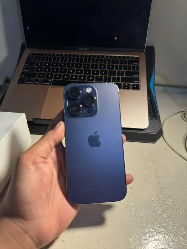 iPhone 14 pro 256 Beacukai bh 75% original sinyal permanen