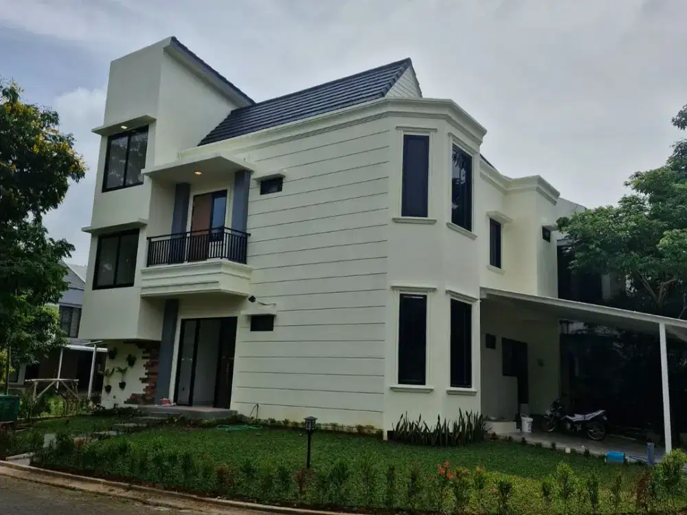 Rumah Bangunan Mandiri Hook / Hoek The Eminent Prestigia, BSD 2,5 Lantai