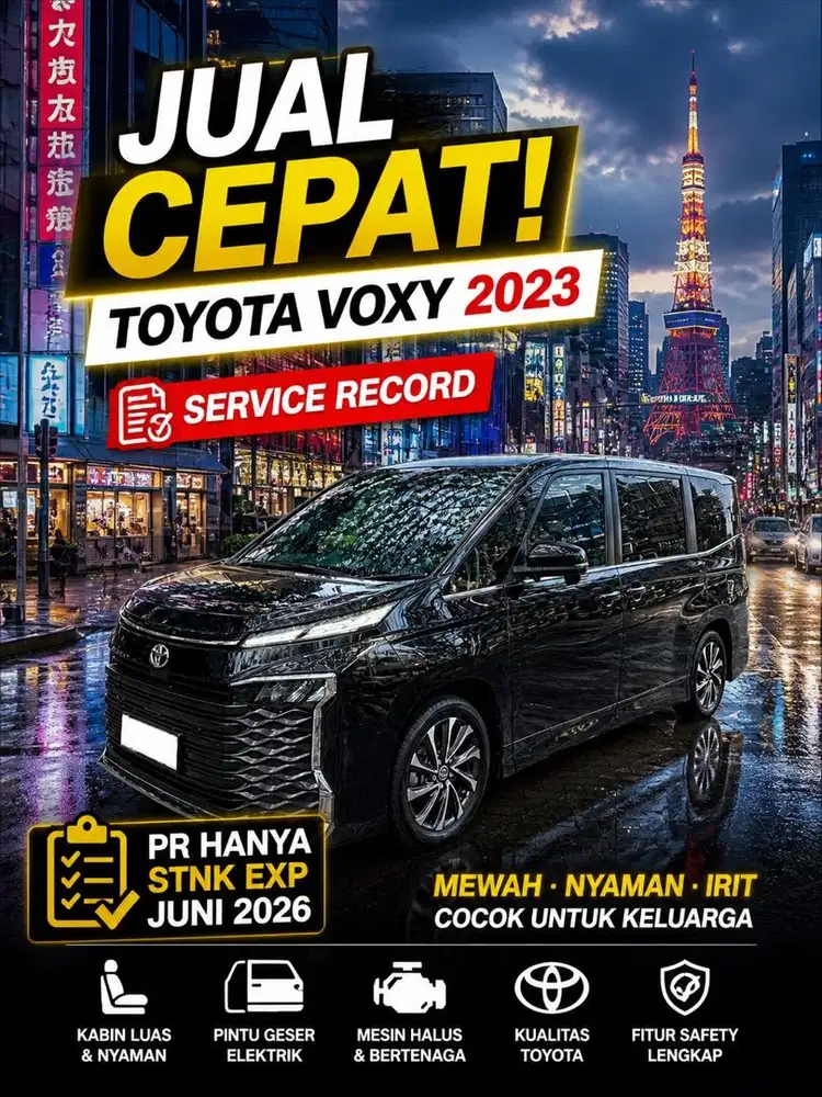 Jual Cepat Toyota Voxy 2023 Toyota Safety Sense