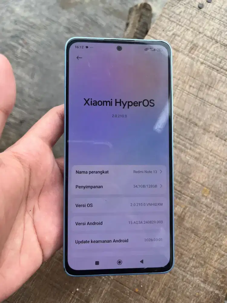 REDMI NOT 13 RAM 8/128
