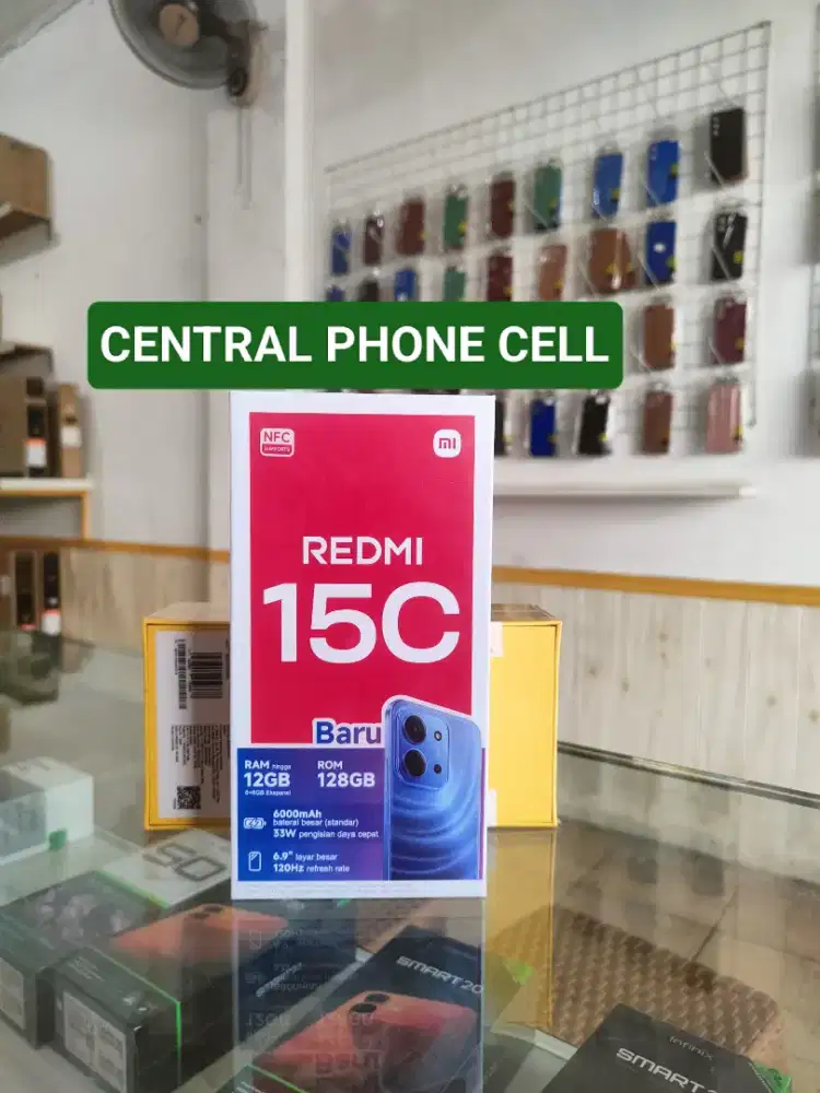 Redmi 15c 6/128 promo+bonus cash& credit garansi resmi