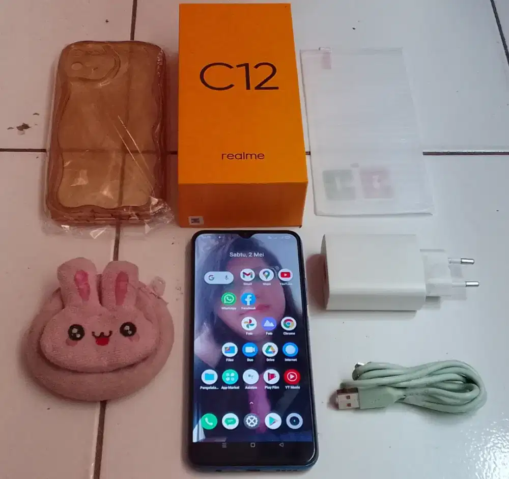 Realme C12 ( 2022 )
Ram 3gb Rom 32gb
Blue Dark Edition FULSET