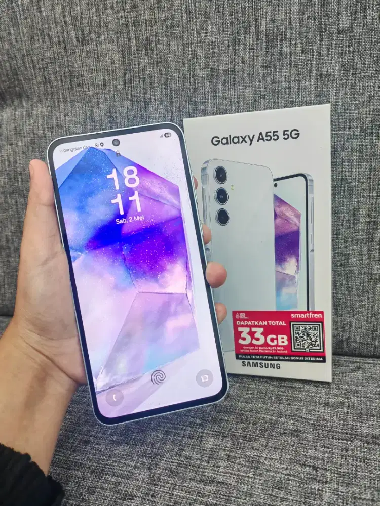 Samsung A55 8/256 fulset ori no minus mulus