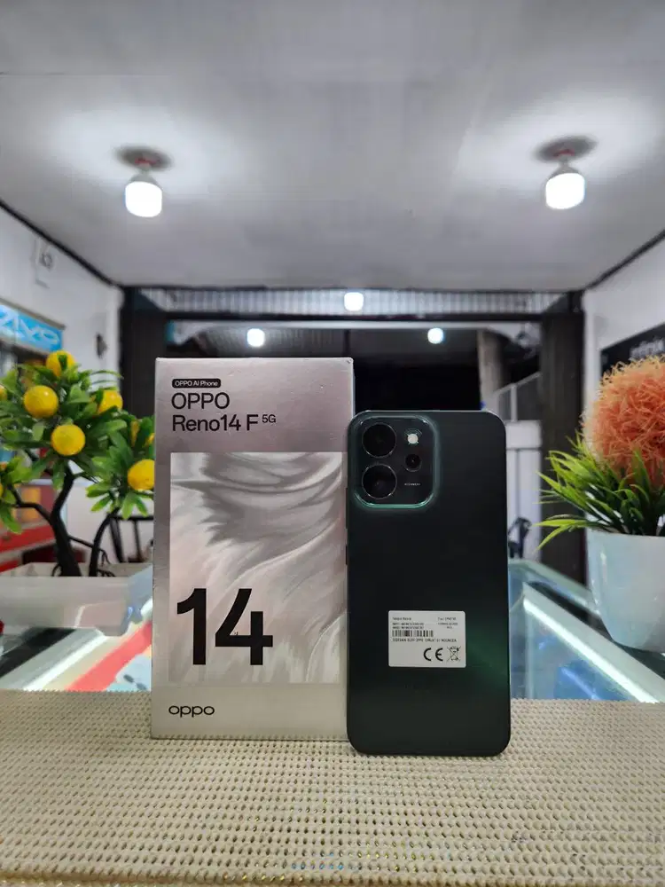 Oppo Reno 14F 5G Ram 8+8GB/ 256GB Fullset Mulus Original 100% Bergaran