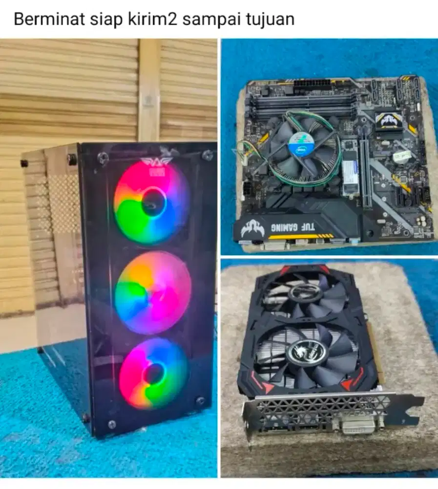 PC Ci3 9100F, SSD 256G, GTX 1050Ti 4G