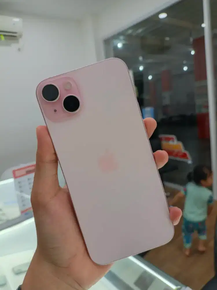 IPHONE 15PLUS 128GB RESMI PINKK
