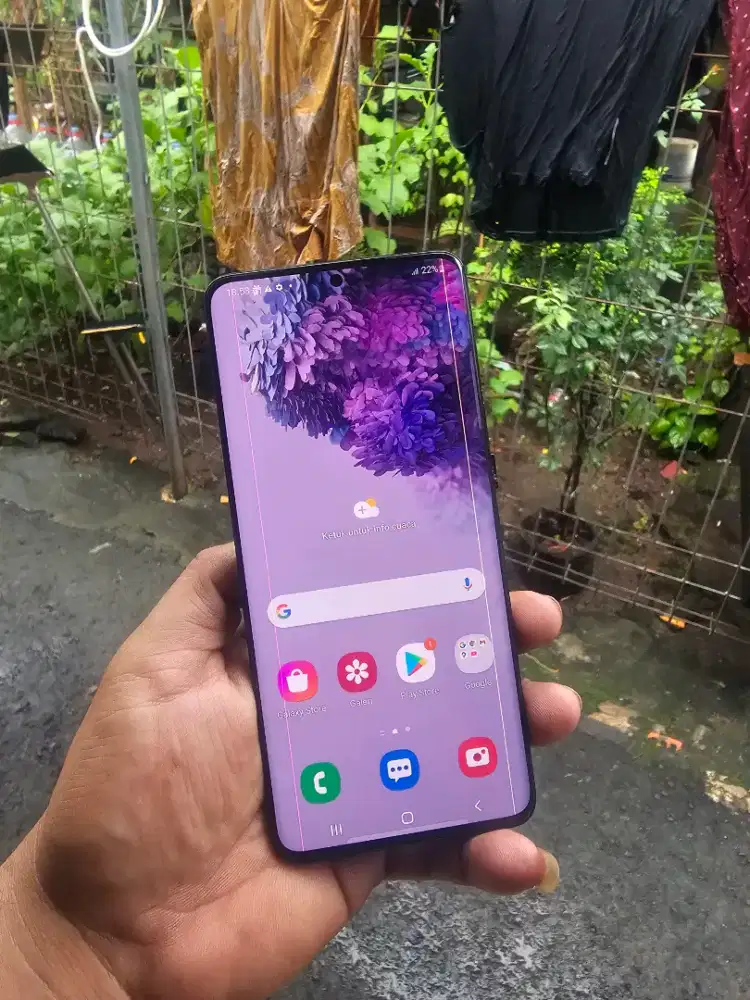Samsung s20 plus 8/128 sein minus garis line tipis pigir