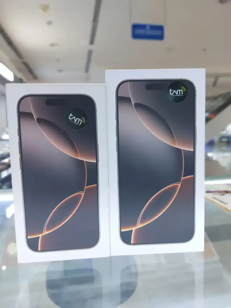 RESMI IBOX IPHONE 16 PRO MAX DESERT TITANIUM