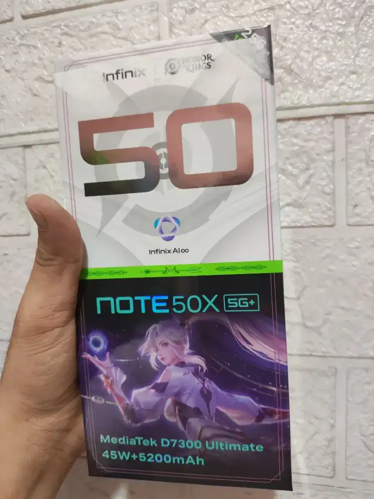 Infinix note 50x 5G+ 8/256 garansi resmi