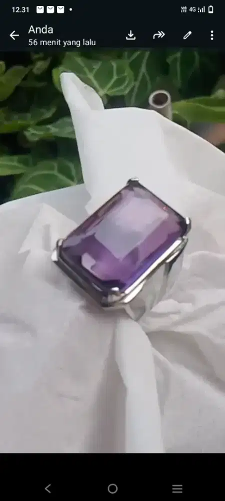 Cincin kecubung crystal Jumbo