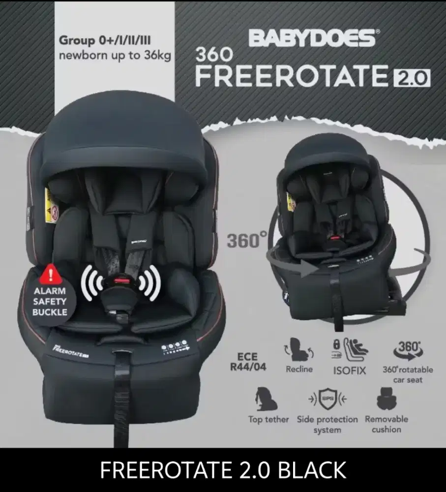 Car seat Babydoes Free Rotate 360