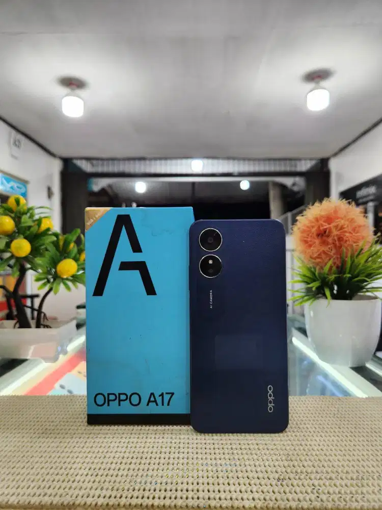 Oppo A17 Ram 4+4Gb/ 64Gb Fullset Mulus Original 100% Bergaransi