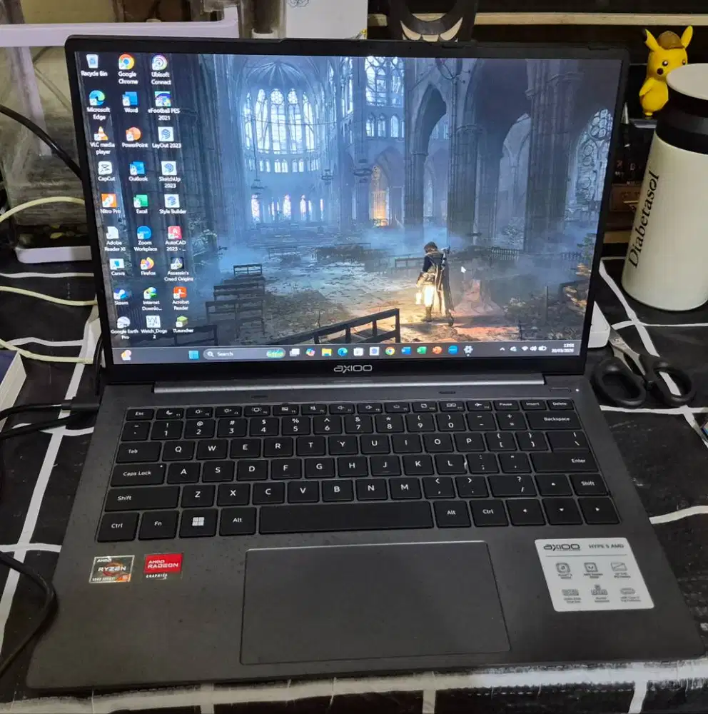 Jual Laptop Axioo Hype 5 Amd x6 Ryzen 5 6600H 16 GB 512 GB