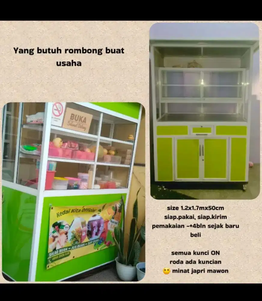 Dijual rombong juala