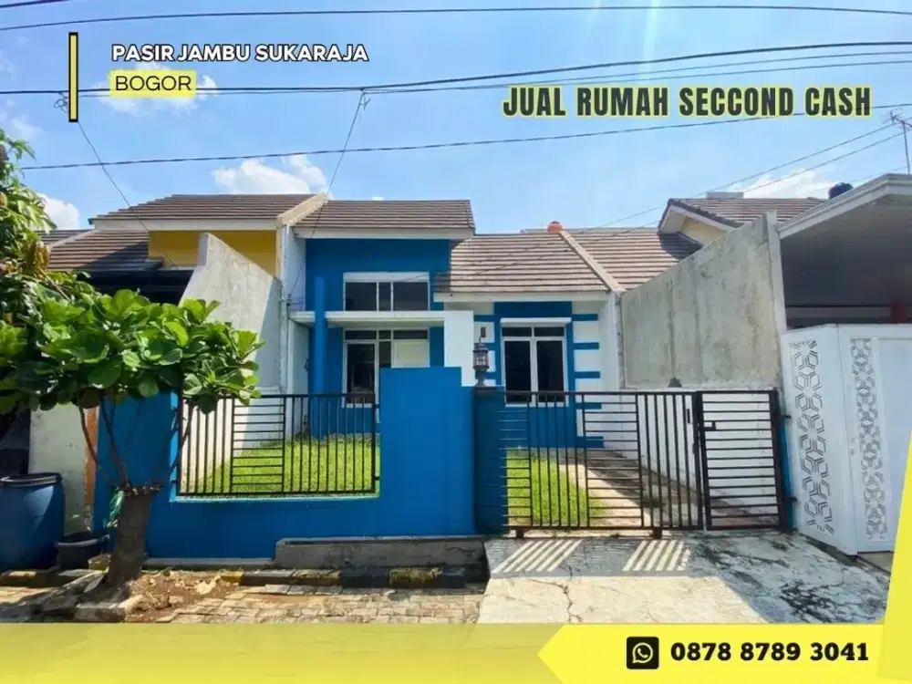Jual Rumah CASH Strategis MURAH 598JT dkt Tol di Villa Bogor Indah