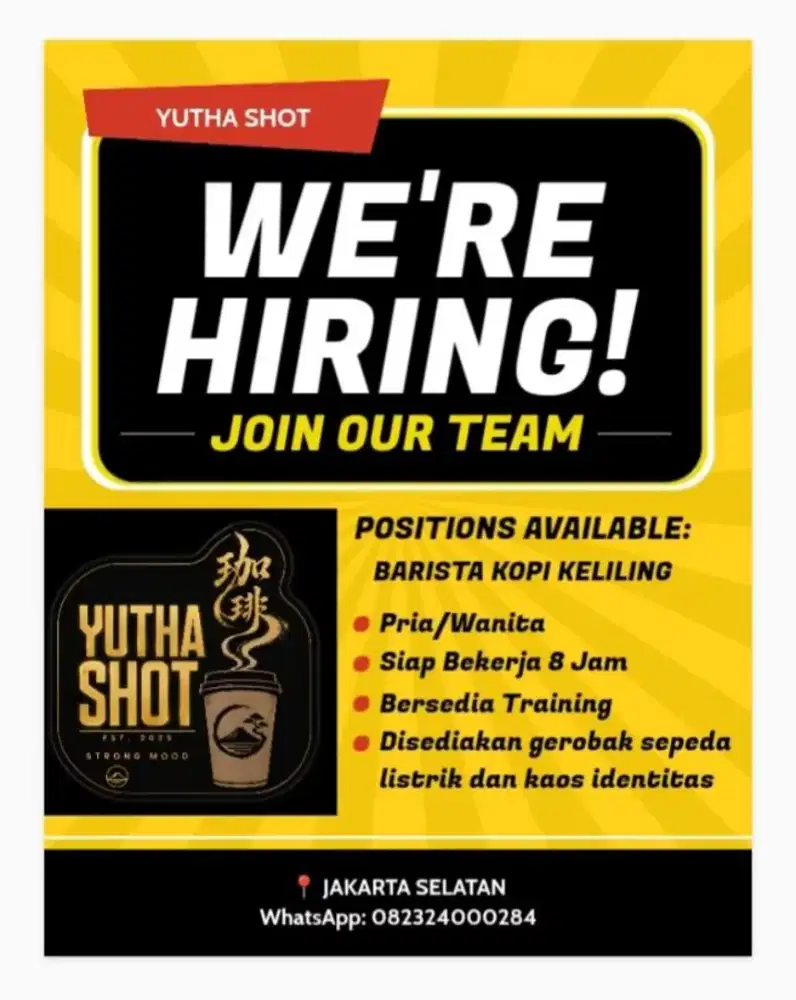 Barista kopi keliling