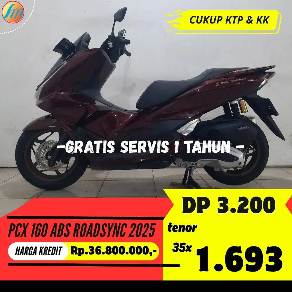 KREDIT MURAH HONDA PCX 160 ABS ROADSYNC 2025 ANGSURAN TERJANGKAU