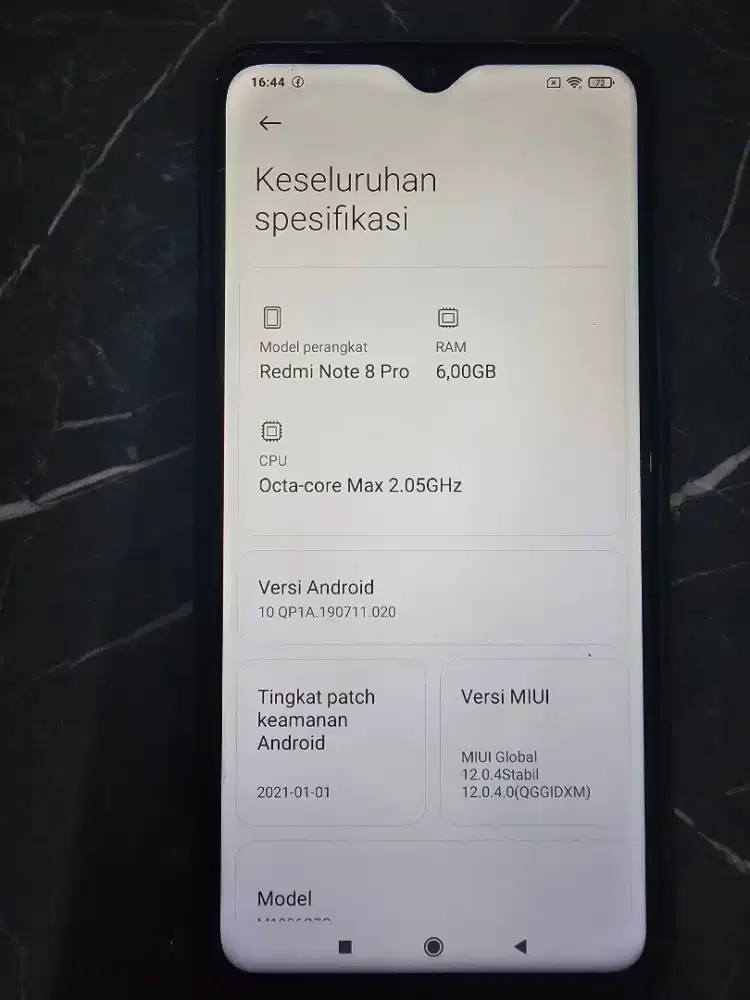 Redmi notes 8 pro 6gb