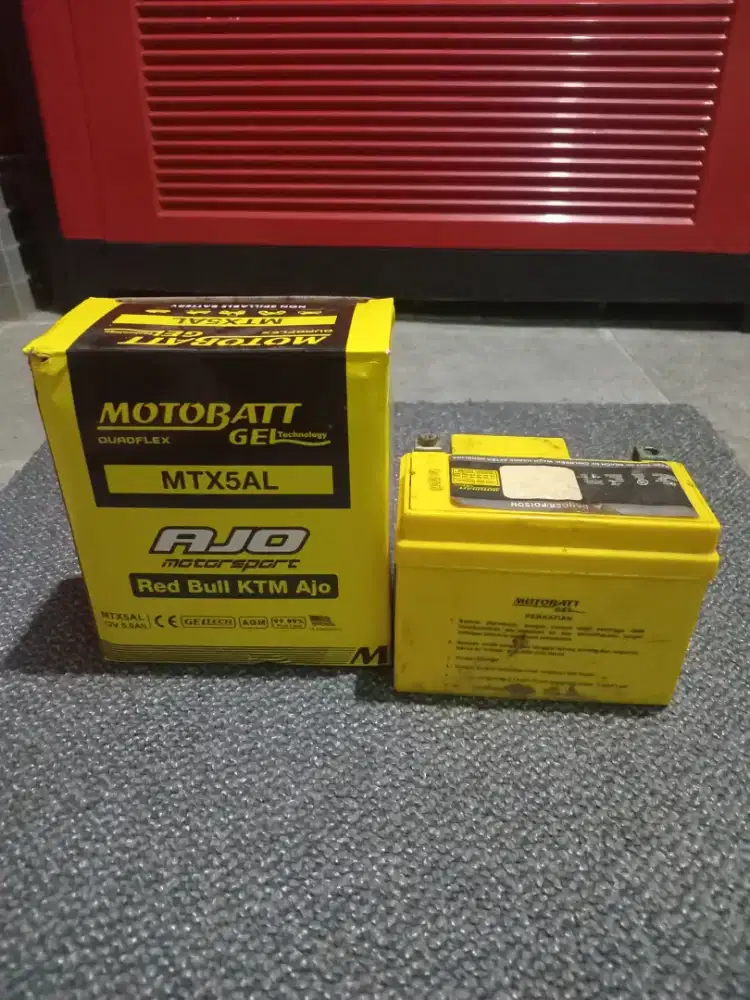 Jual aki motor second