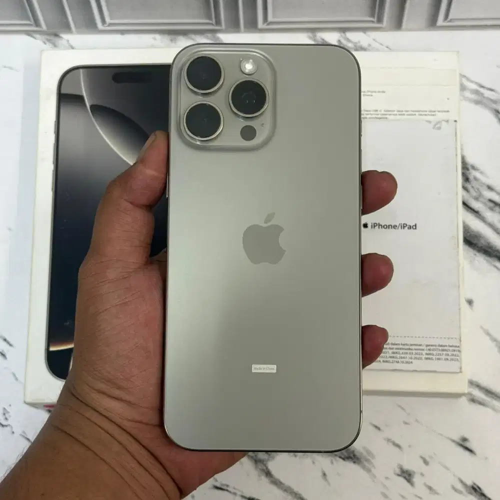 iphone 16 promax 256gb second ibox fullset