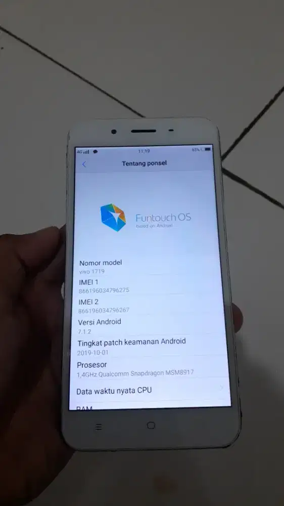 WTS VIVO Y65 3/16 GB ( BACA DESKRIPSI ).