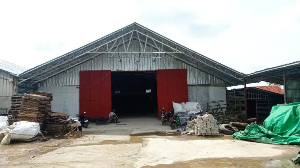 Disewakan gudang tanjung barangan