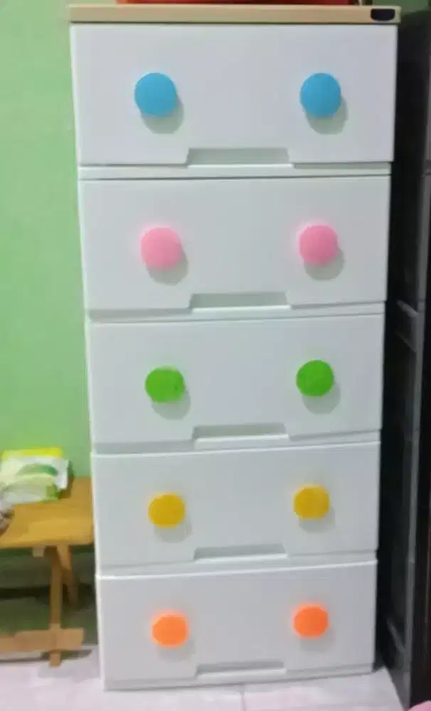 Lemari plastik rovega 5 susun
