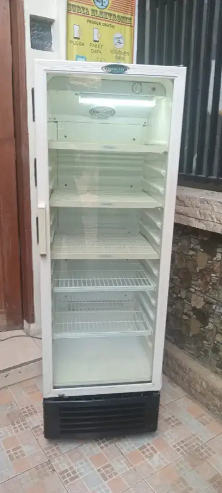 Jual SHOWCASE FRIGIGATE satu pintu siap untuk d antar