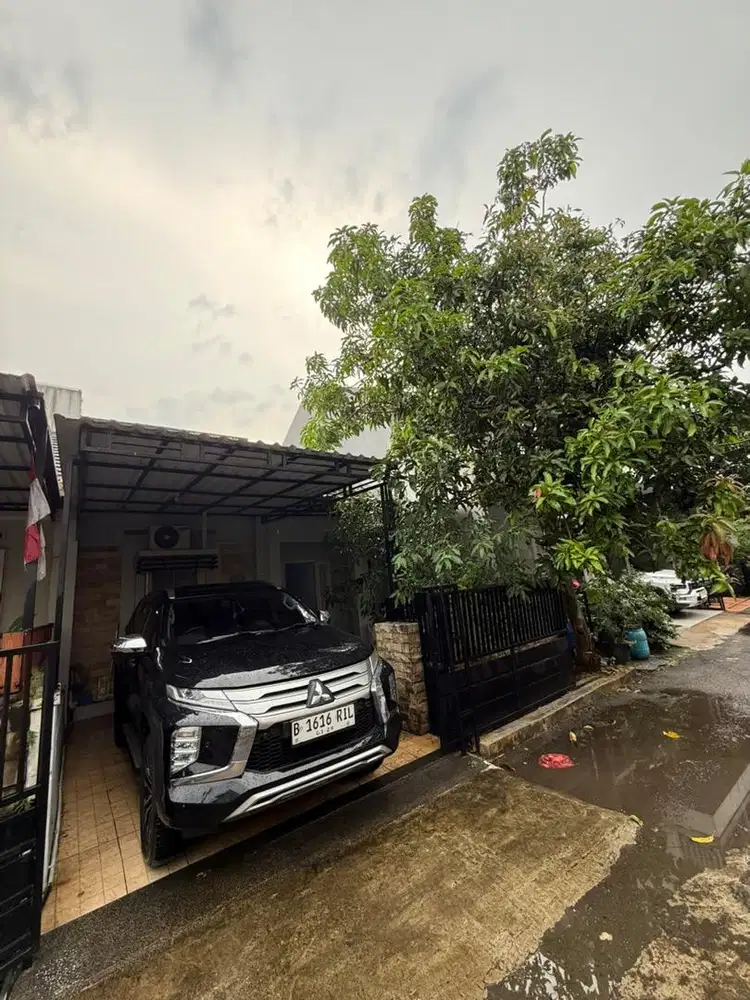 Sewa rumah permata depok regency cluster ruby siap huni murah