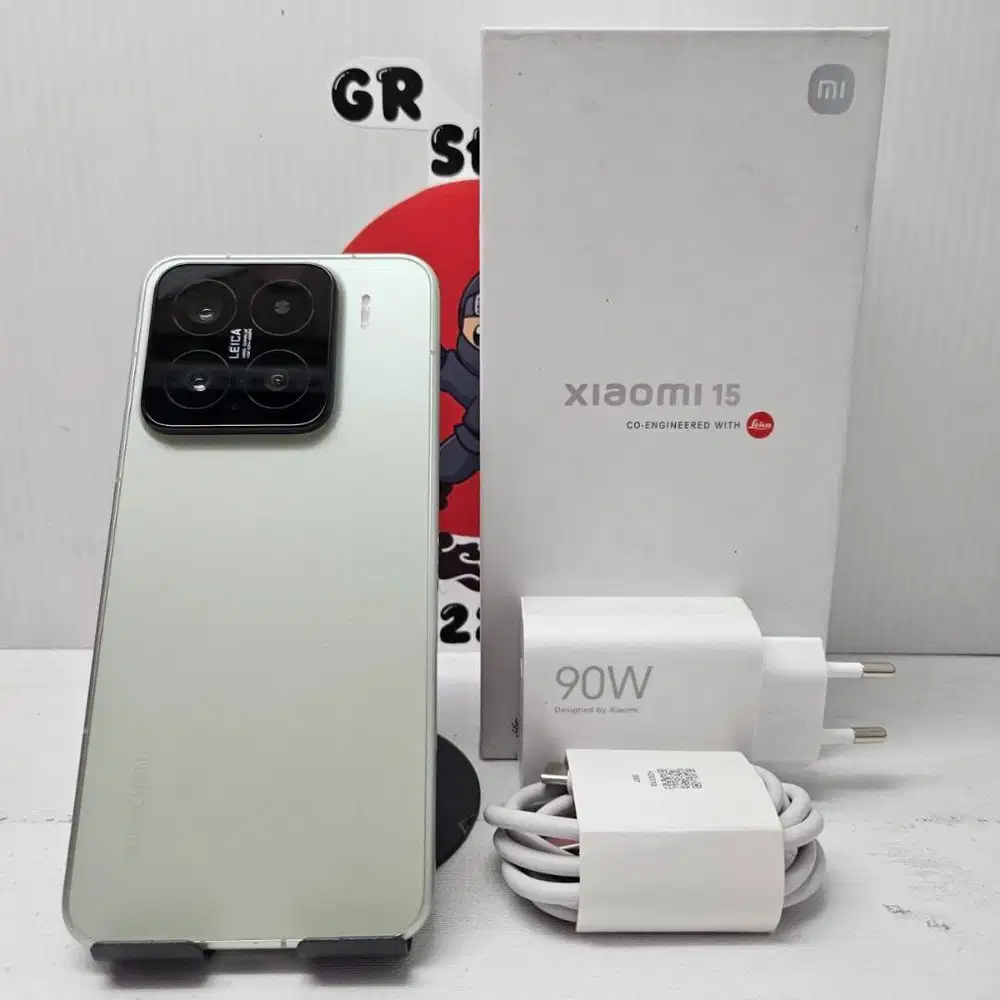 Fullset Xiaomi 15 Green 12/256 No Minus