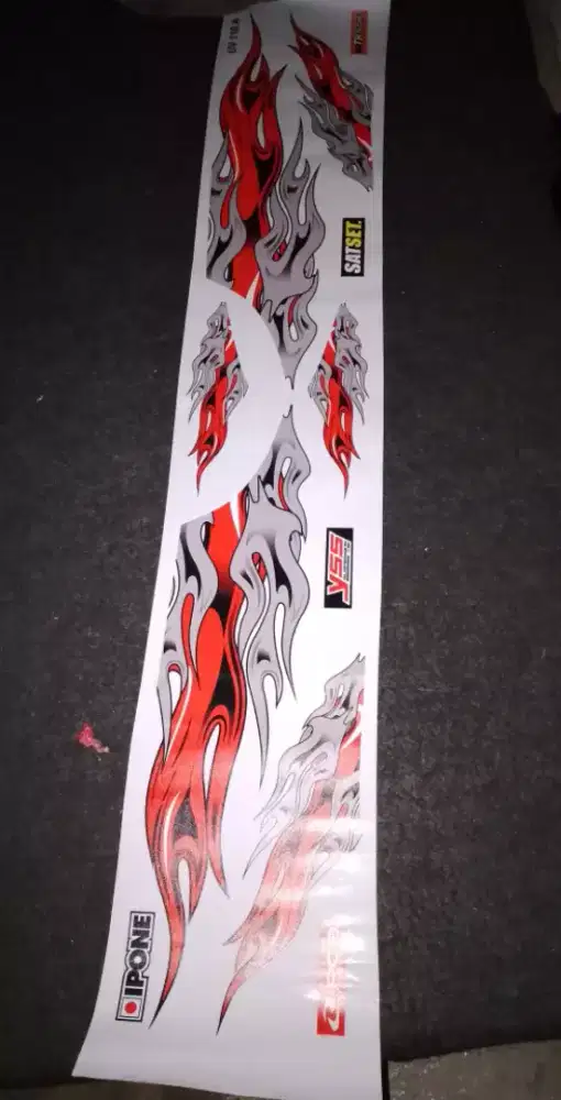 striping stiker body Mio sporty smile