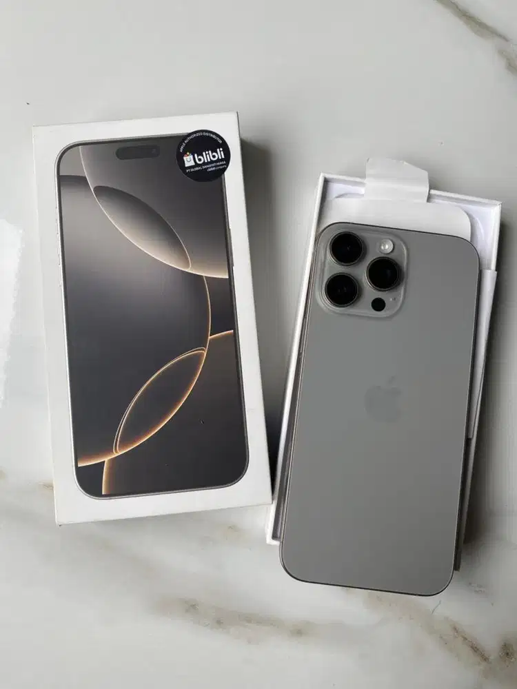 Iphone 16 promax 256 natural titanium