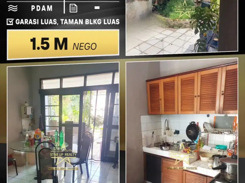 1,5 M nego Dijual cepat secepat-cepatnya Rumah sayap Kalipoh Apo pusat kota Bandung dekat jalan Otista