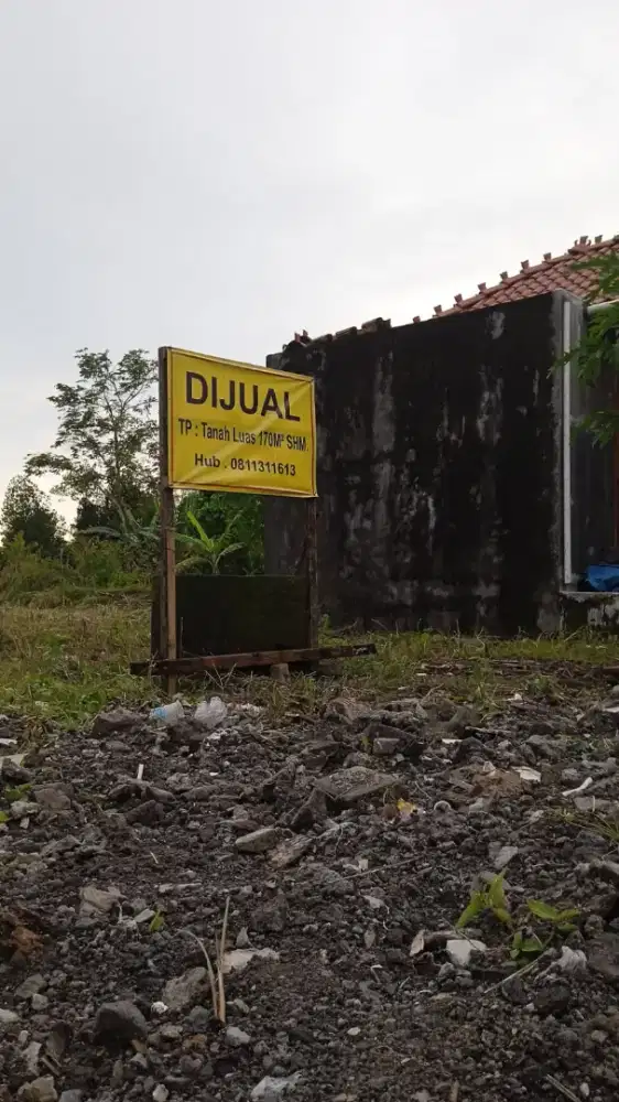 Jual Tanah SHM Nama Pribadi luas 170m2