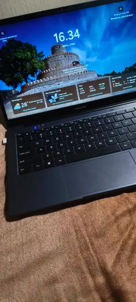 Laptop Second Bekas ADVAN TBook Celeron N100 Intel N100 4Gb/128GB