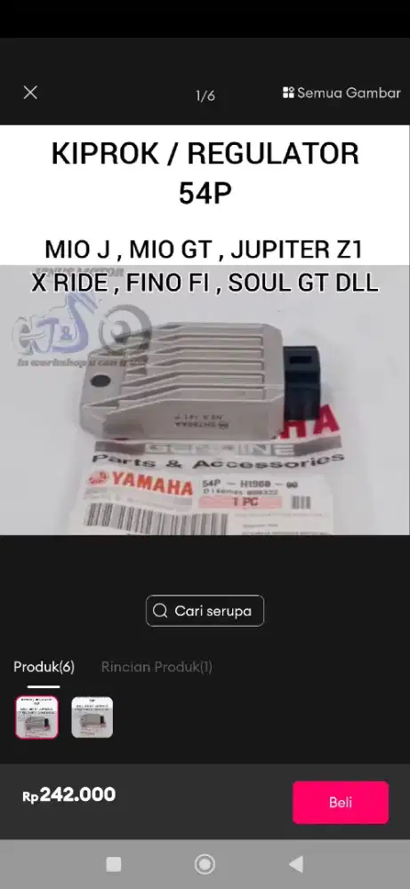 Kiprok mio j original asli