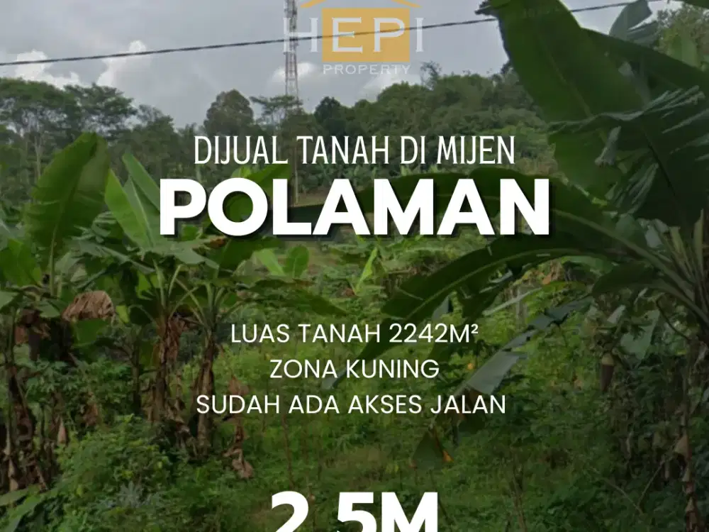 Dijual Tanah di Polaman Mijen Semarang