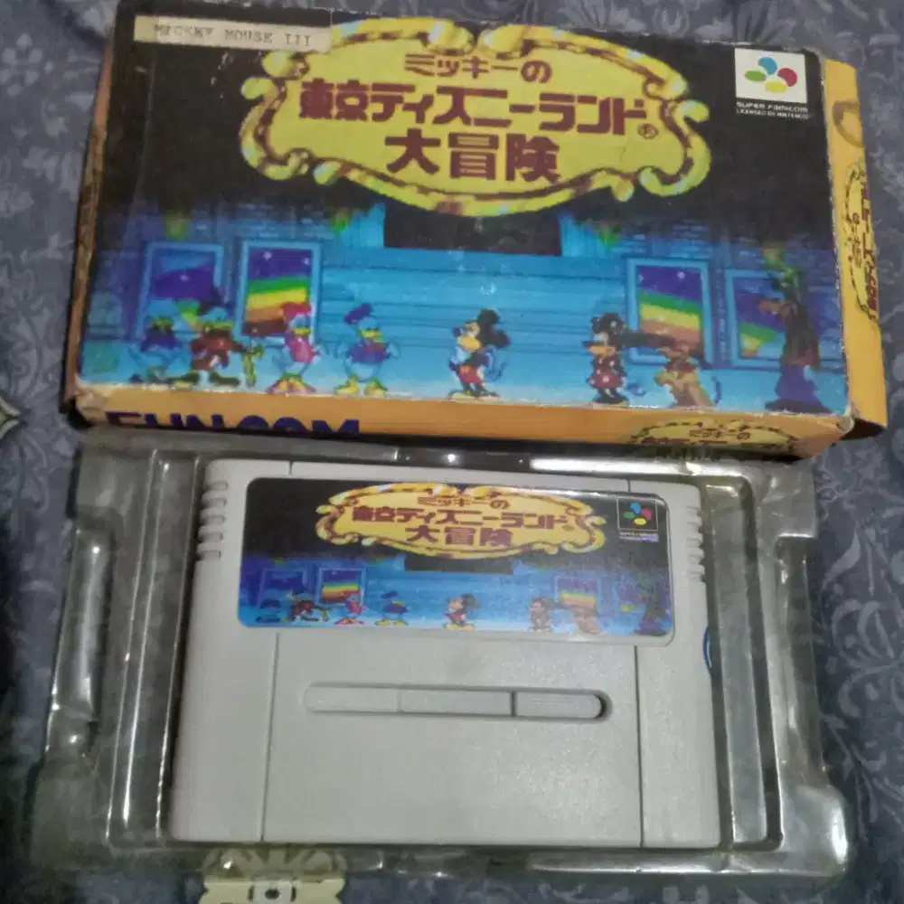 Kaset supernintendo mickey snes nego cod rungkut ganku