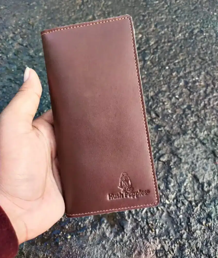 Dompet Panjang Pria Kulit Sapi Asli Full Tahan Bakar Promo