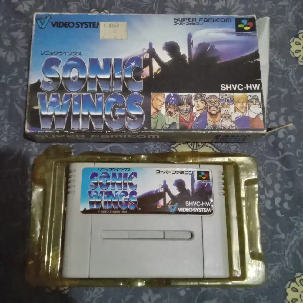 Kaset supernintendo sonic wings japan nego cod rungkut gan