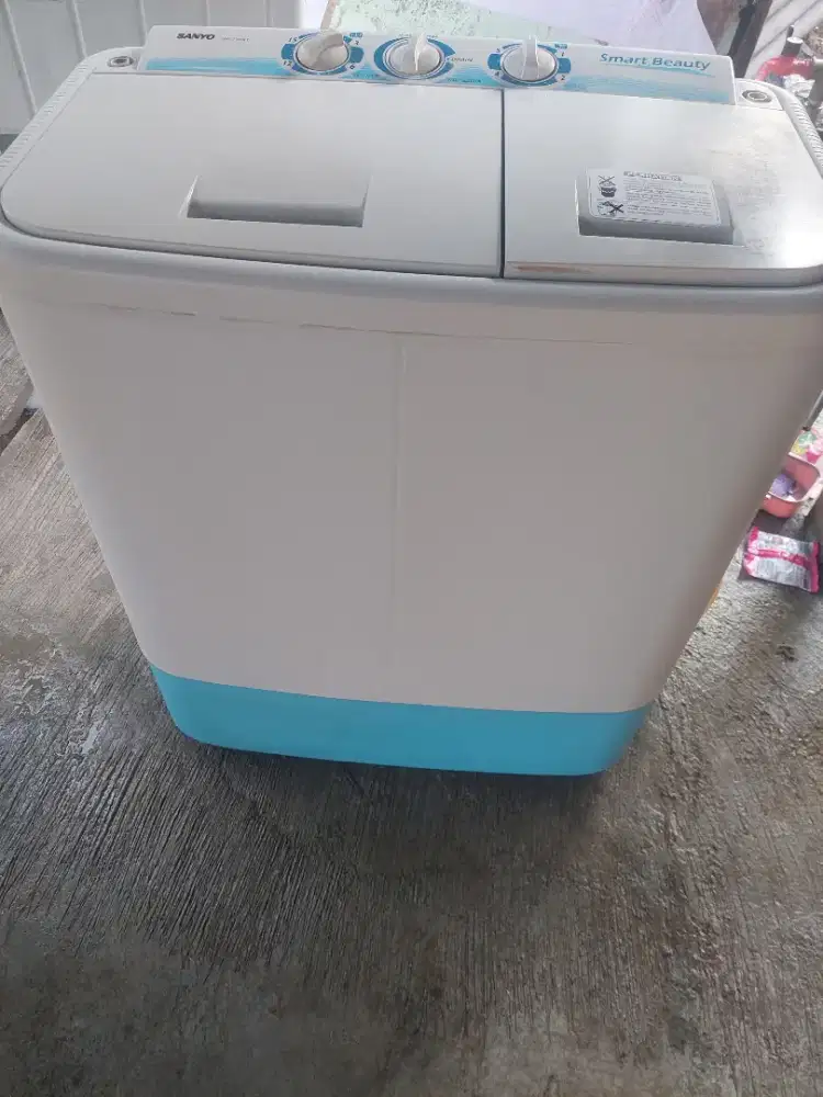 Mesin Cuci Sanyo kapasitas 7kg Normal semua tinggal langsung pakai