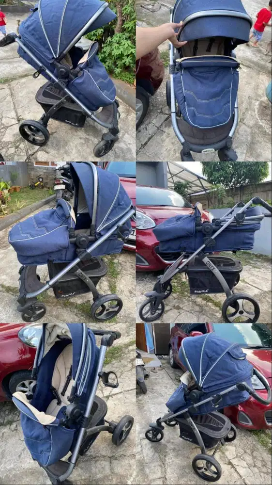 Dijual Stoller BabyElle Onxy 907 Denim Blue