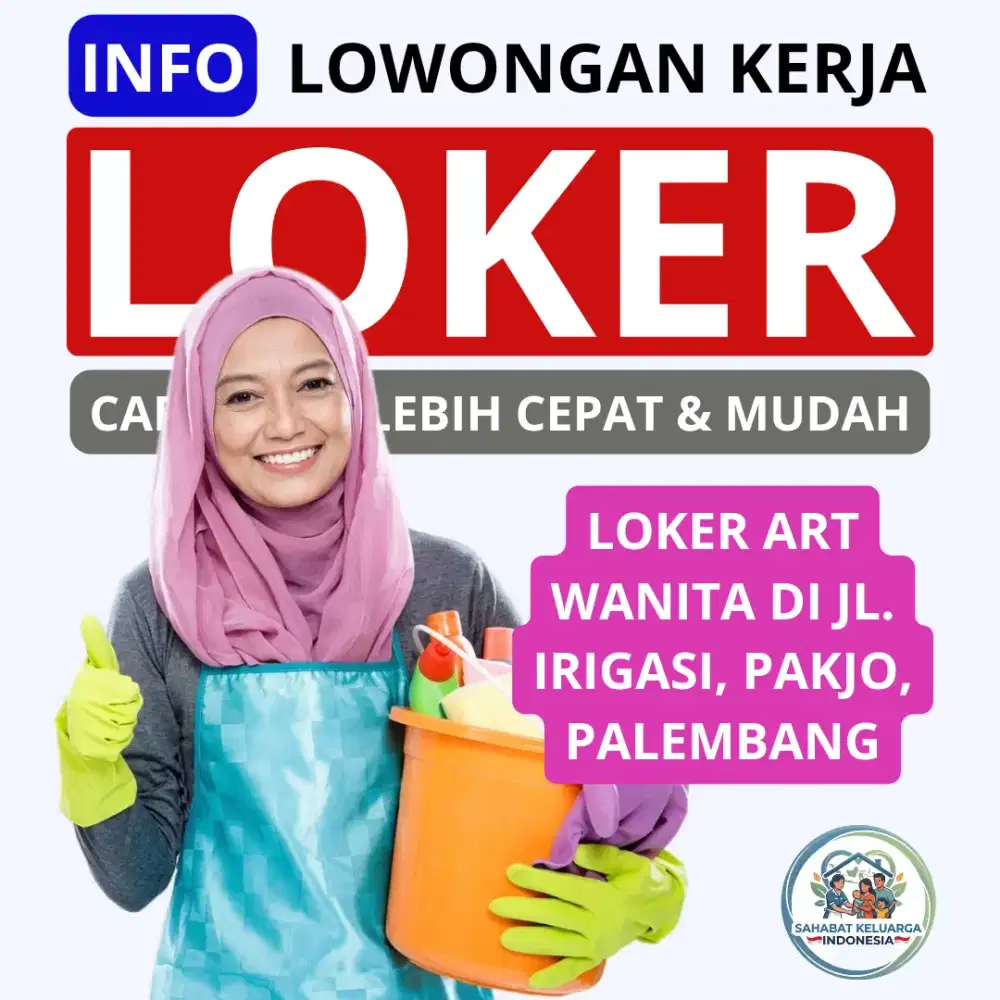 Loker art wanita di palembang