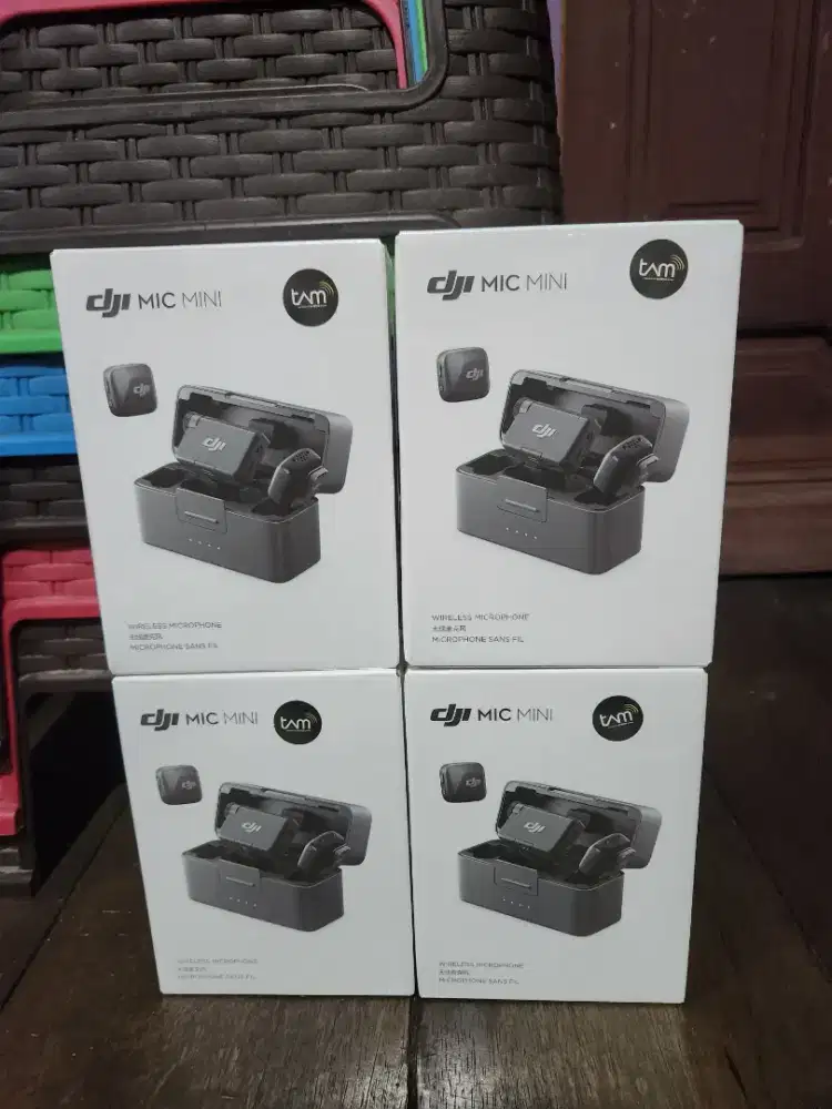 Dji Mic Mini Black (2 TX + 1 RX + Charging Case) Baru