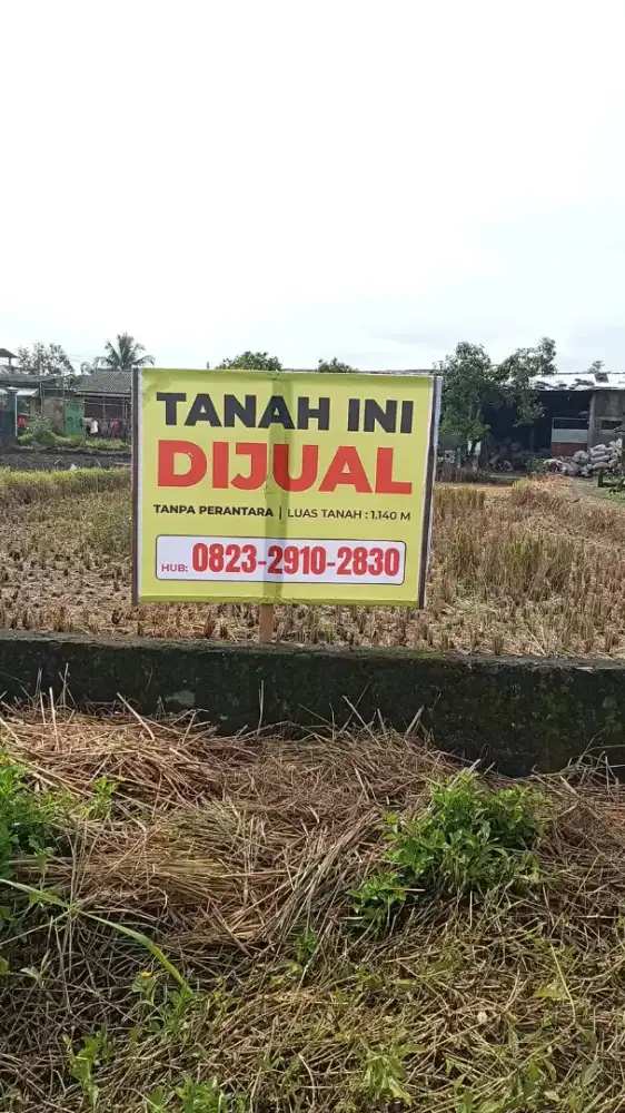Jual Tanah di Daerah Ponalan Muntilan