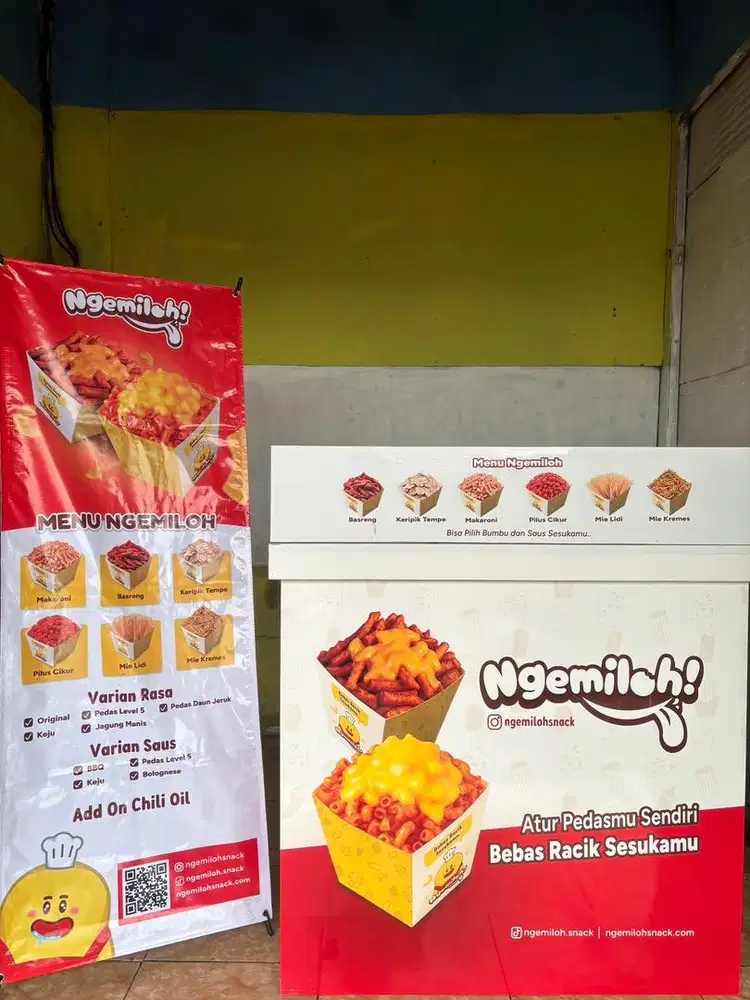 Over Booth Portable + Payung Lengkap